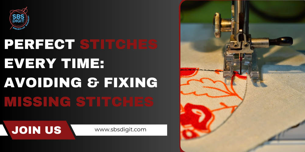 Missing Stitches in Machine Embroidery