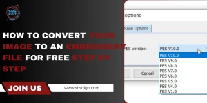 How to Convert Your Image to an Embroidery File for Free step by step