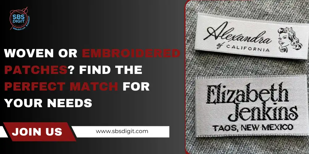 Woven or Embroidered Patches