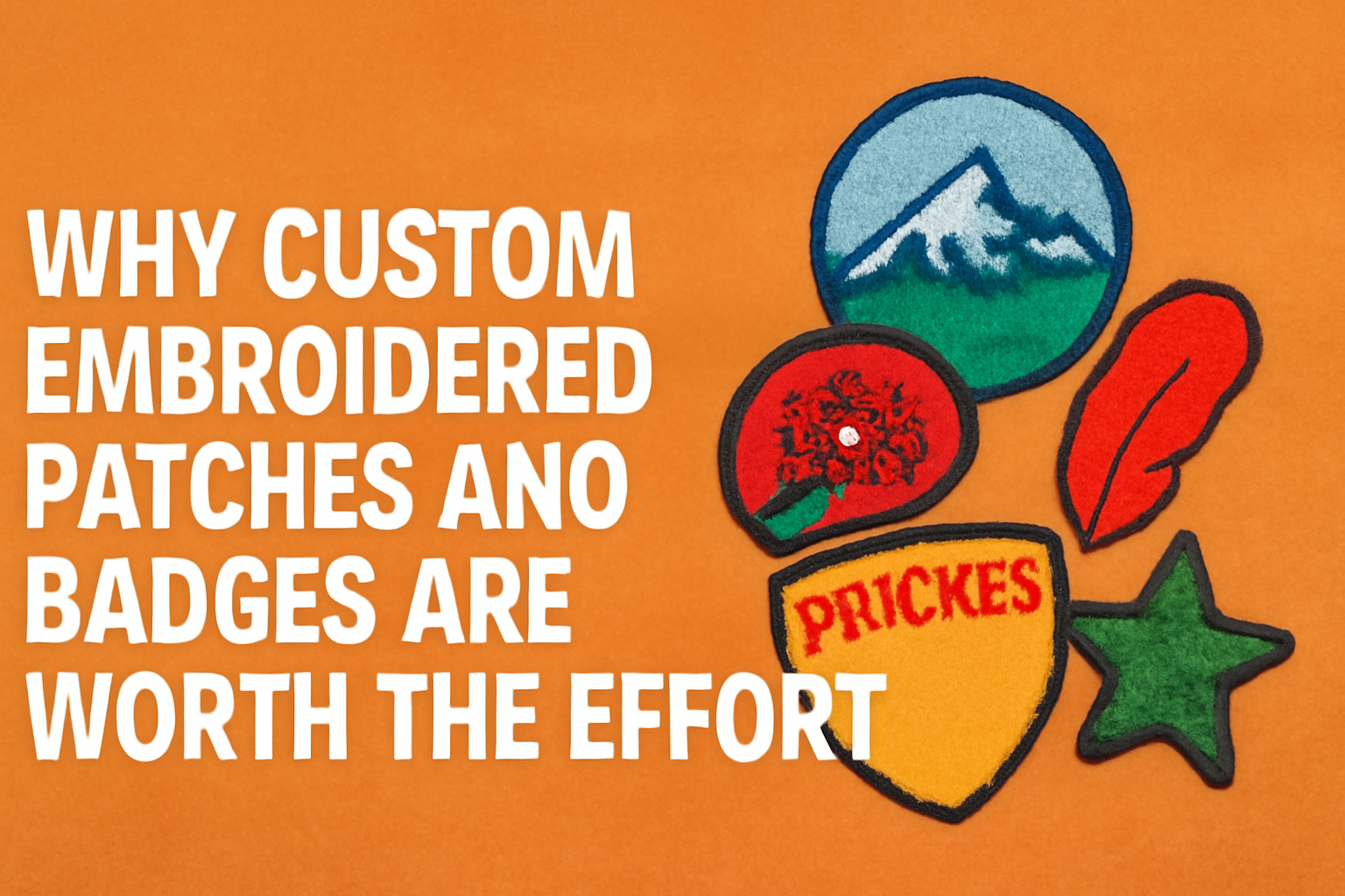 Why Custom Embroidered Patches and Badges