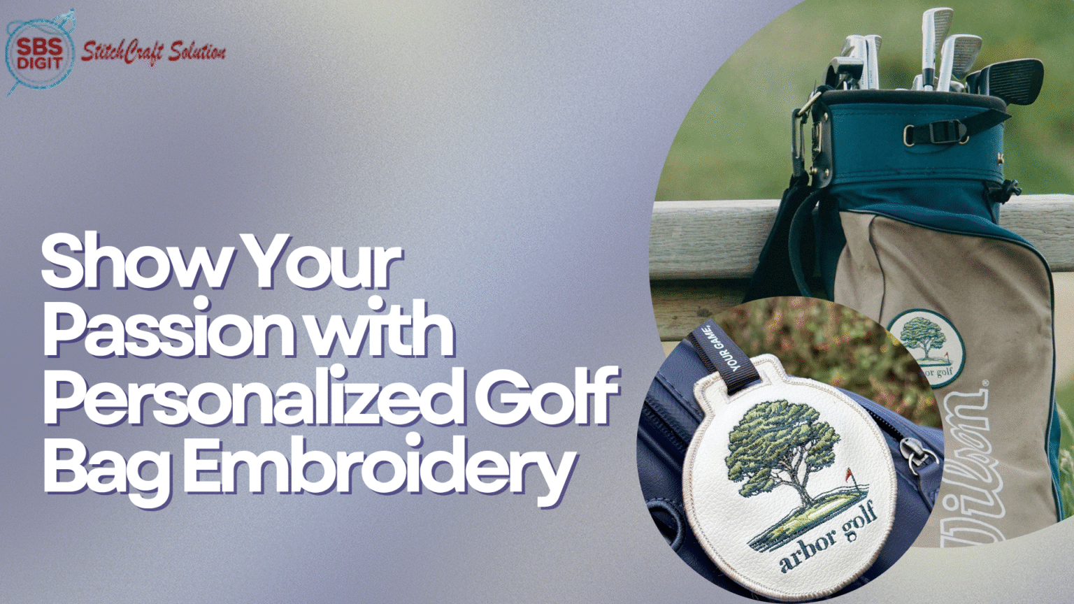 Custom Golf Bag Embroidery Ideas | SBS Digit USA