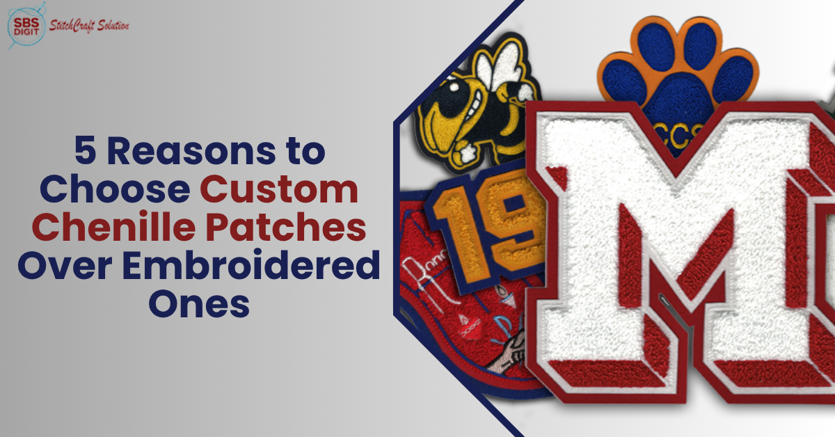 5 Reasons to Choose Custom Chenille Patches Over Embroidered Ones