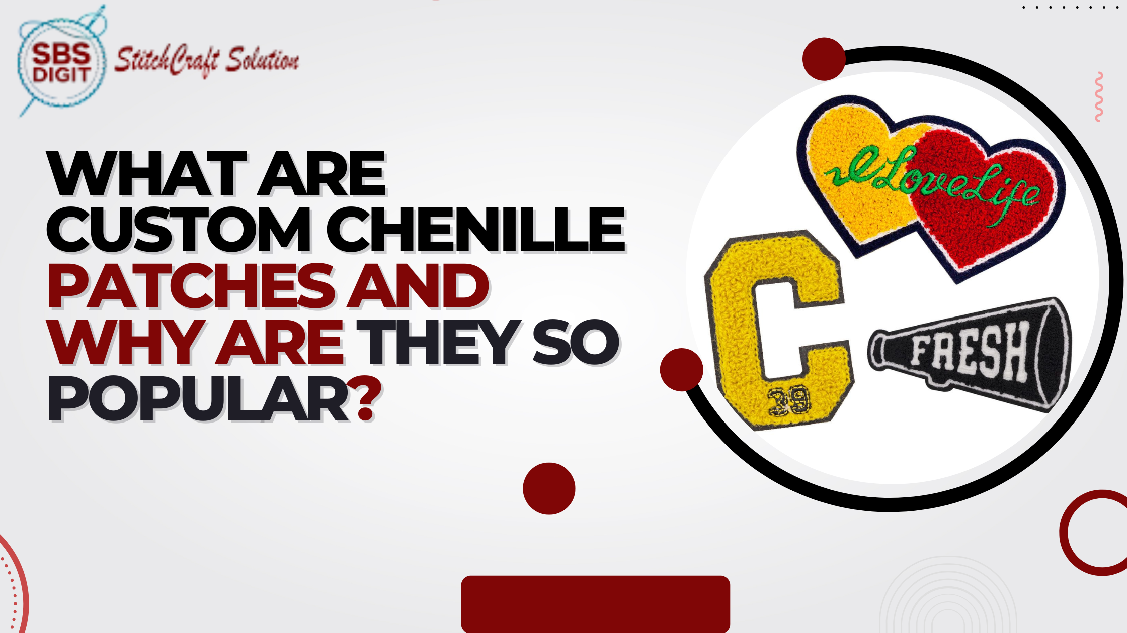 What Are Custom Chenille Patches and Why Are They So Popular