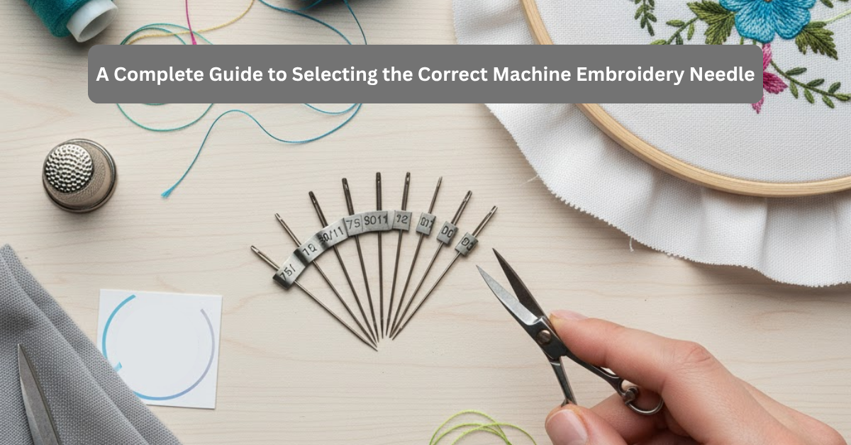A Complete Guide to Selecting the Correct Machine Embroidery Needle