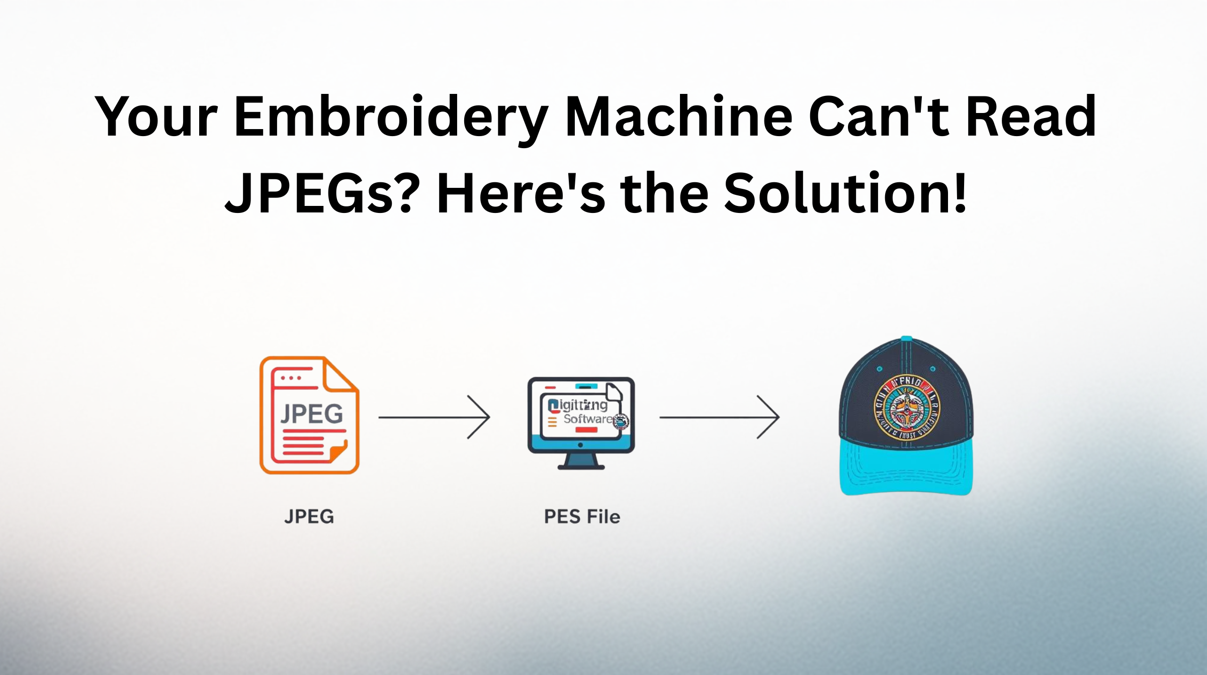 Your Embroidery Machine Can't Read JPEGs Here's the Solution!