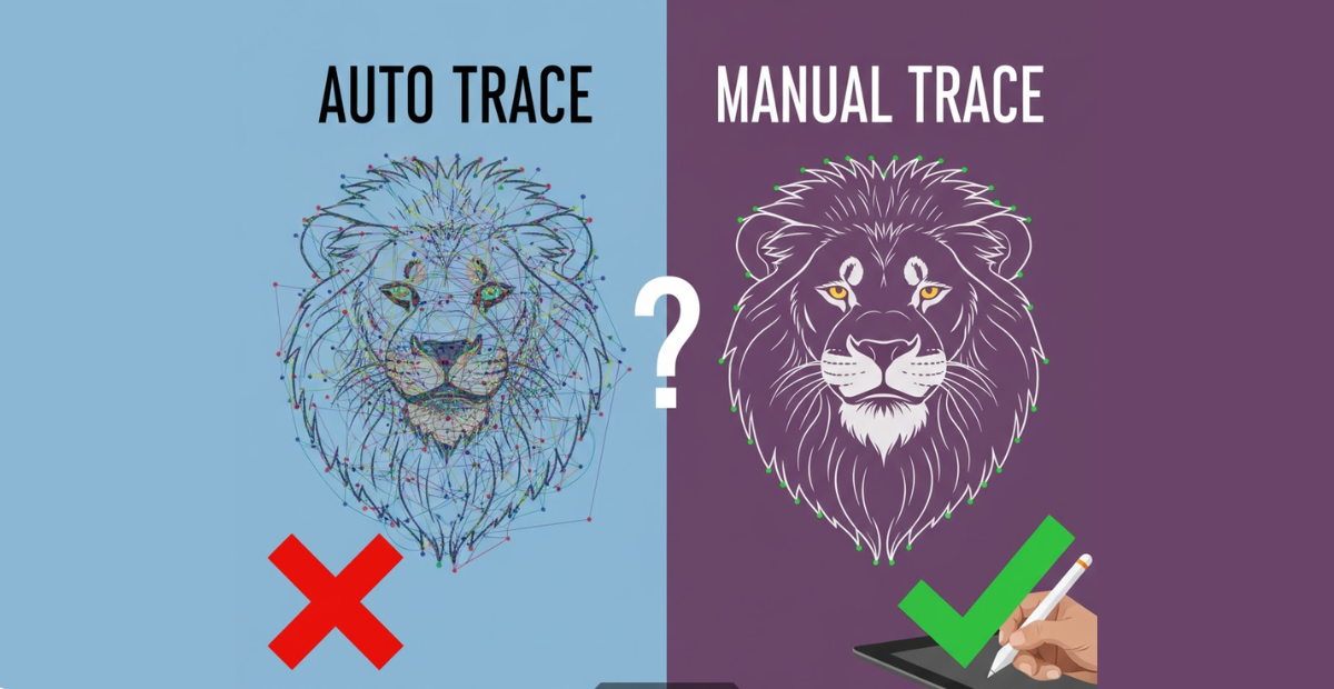 Auto vs. Manual Tracing Which Method Really Works Better for JPG to Vector Conversion? 2 Auto vs. Manual Tracing Which Method Really Works Better for JPG to Vector Conversion