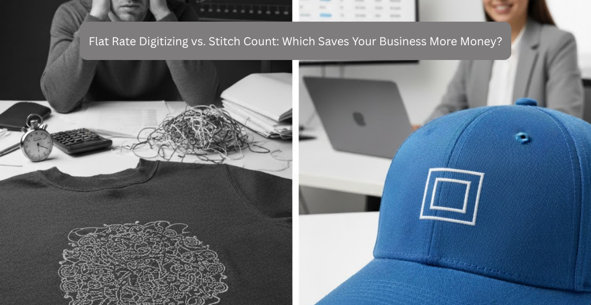 Flat Rate Digitizing vs. Stitch Count Which Saves Your Business More Money