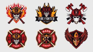 Bold and Brave Firefighter Logo Designs that Symbolize Heroism