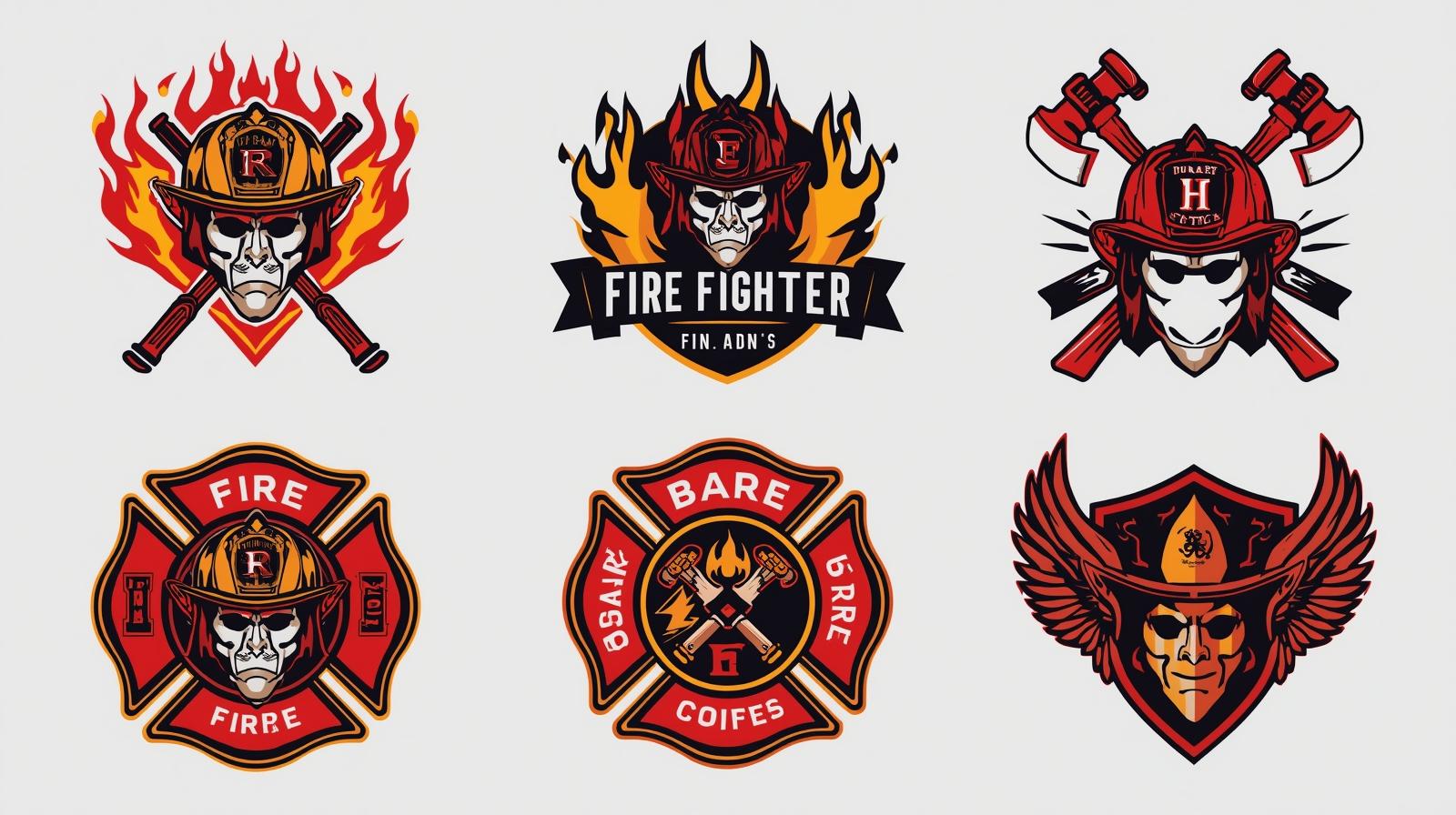Bold and Brave Firefighter Logo Designs that Symbolize Heroism