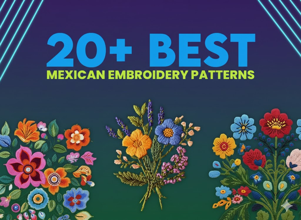 How to Create Timeless Pieces with 20+ Mexican Embroidery Pattern