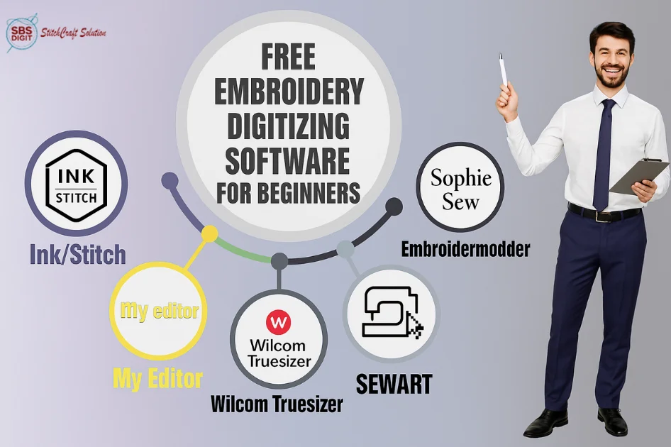 Top Free Embroidery Digitizing Software for Beginners in 2025